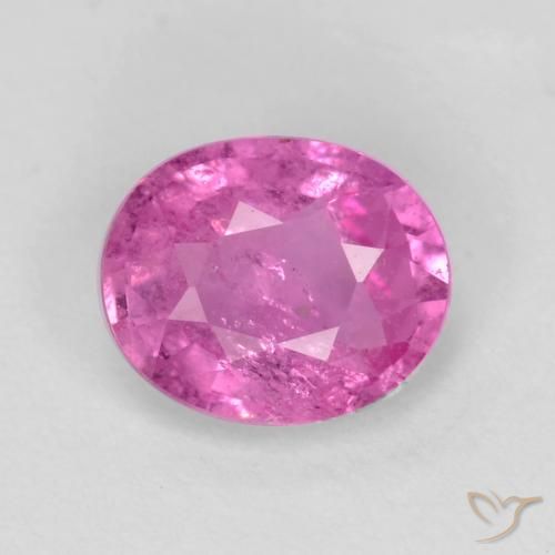0.73ct 天然 深紫色 蓝宝石, 椭圆形, SI
