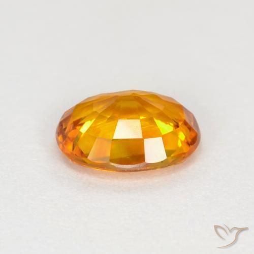 0.72克拉天然蓝宝石，椭圆形，VVS-VS
