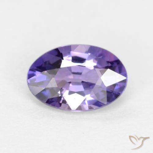 0.53ct 天然 深紫色 蓝宝石, 椭圆形, VVS-VS