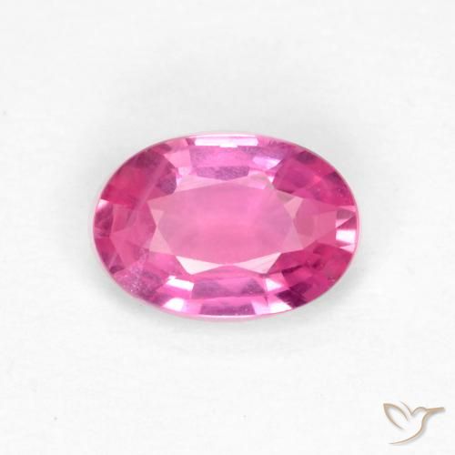 0.47ct 天然 深洋红色 蓝宝石, 椭圆形, VS