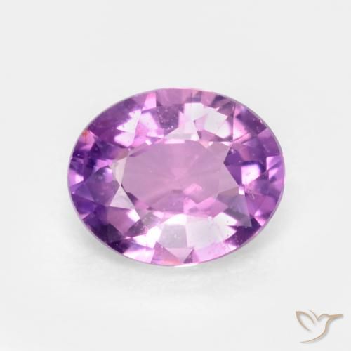 0.54ct 天然 中紫色 蓝宝石, 椭圆形, VS