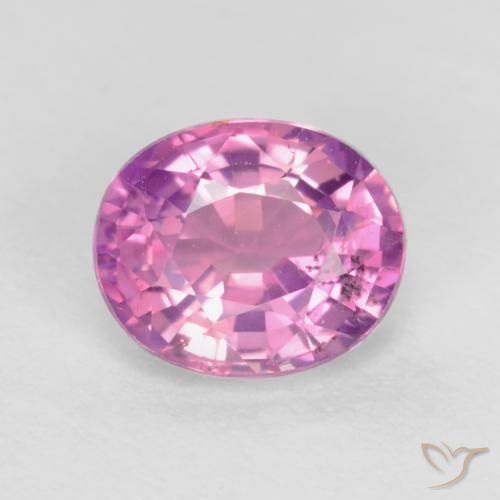 0.67ct 天然 中紫色 蓝宝石, 椭圆形, VS