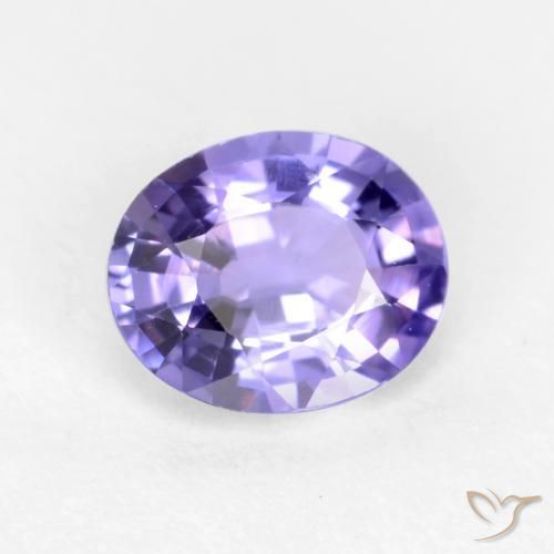 0.48ct 天然 粉紫罗兰色 蓝宝石, 椭圆形, VS