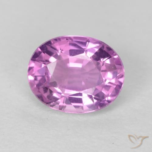 0.61ct 天然 粉紫紫 蓝宝石, 椭圆形, VVS-VS