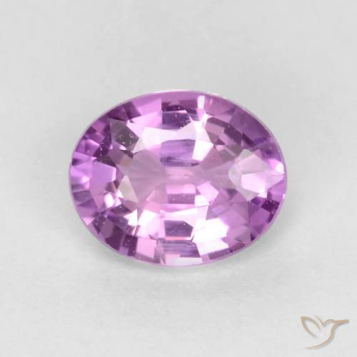 0.48ct 天然 淡紫色 蓝宝石, 椭圆形, VVS-VS