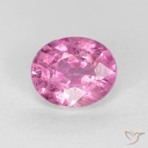 0.43ct 天然 深粉色 蓝宝石, 椭圆形, VS-SI