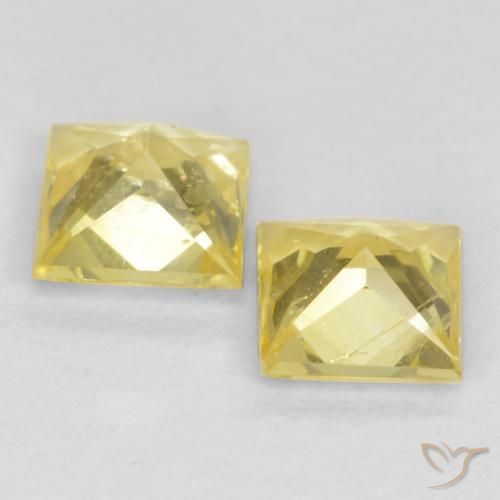 0.57克拉天然蓝宝石，正方形，VS
