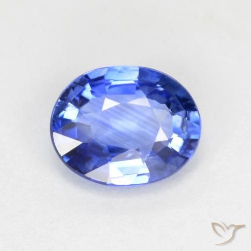 0.67ct 天然 淡蓝色 蓝宝石, 椭圆形, VVS-VS