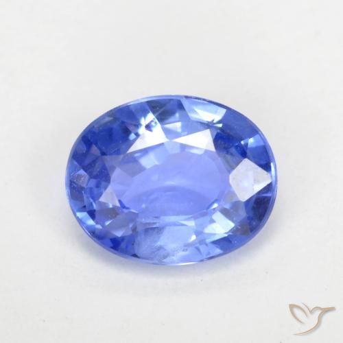 0.63ct 天然 淡蓝色 蓝宝石, 椭圆形, VVS-VS