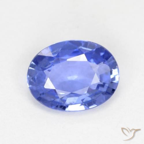 0.48ct 天然 中蓝 蓝宝石, 椭圆形, VS