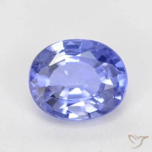 0.77ct 天然 深紫蓝色 蓝宝石, 椭圆形, VS