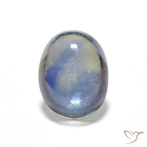 0.61ct 天然 海军蓝 蓝宝石, 椭圆形, 透明