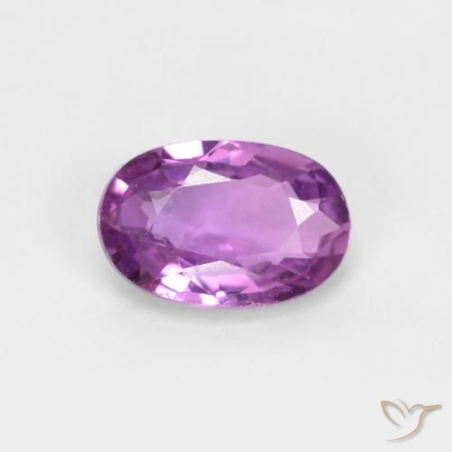 0.45ct 天然 电紫 蓝宝石, 椭圆形, VS