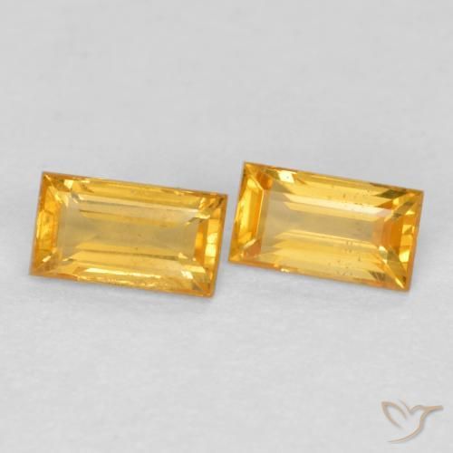 0.50克拉天然蓝宝石，狭长方形，VVS-VS