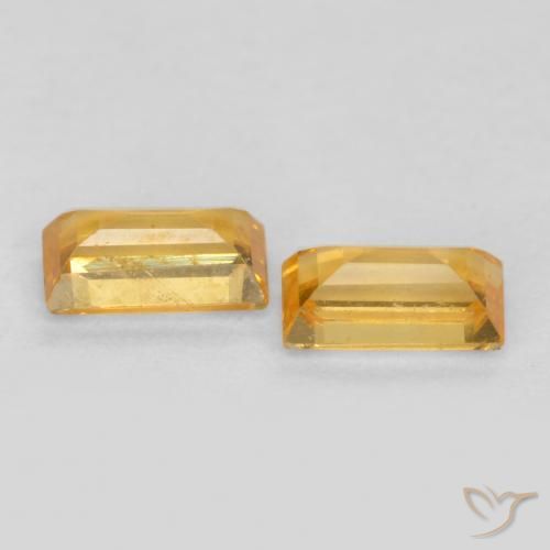 0.50克拉天然蓝宝石，狭长方形，VVS-VS