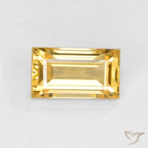 0.39ct 天然 中金 蓝宝石, 狭长方形, VVS-VS