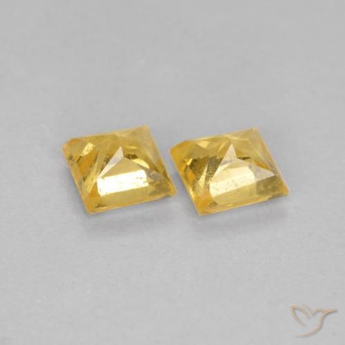 0.48克拉天然蓝宝石，正方形，VS