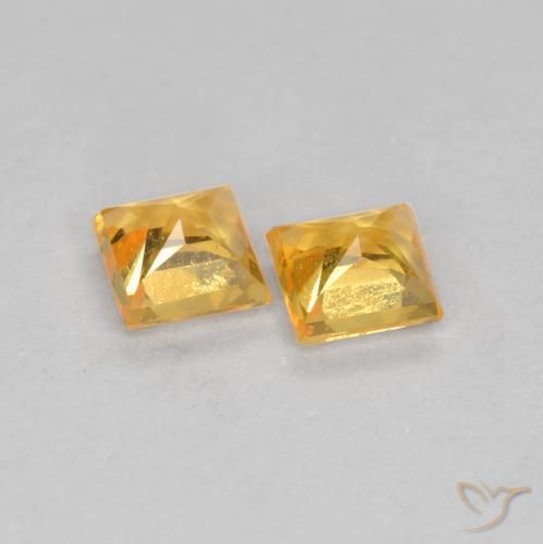 0.52克拉天然蓝宝石，正方形，VS
