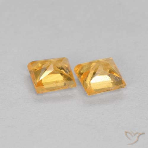 0.52克拉天然蓝宝石，正方形，VS