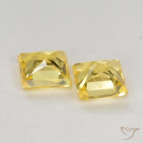 0.50克拉天然蓝宝石，正方形，VS