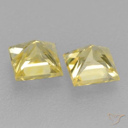 0.50克拉天然蓝宝石，正方形，VS