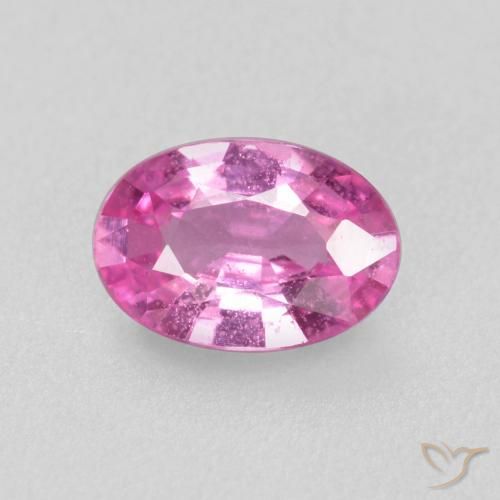 0.51ct 天然 中紫色 蓝宝石, 椭圆形, VS-SI