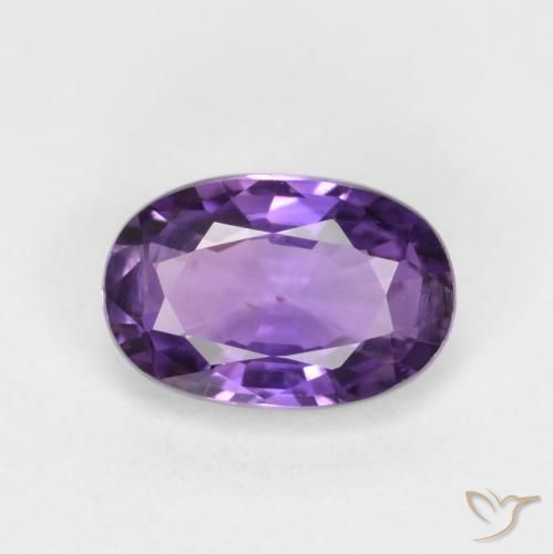 0.47ct 天然 粉紫 蓝宝石, 椭圆形, VS