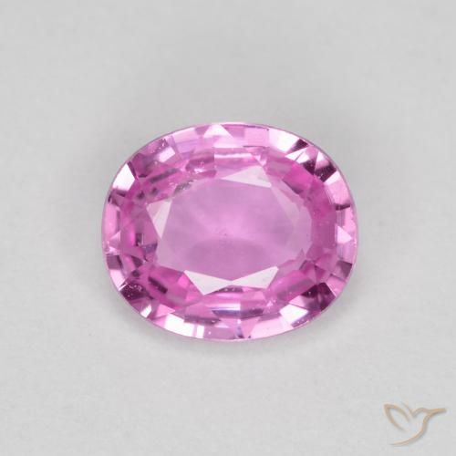0.63ct 天然 紫粉红 蓝宝石, 椭圆形, VS