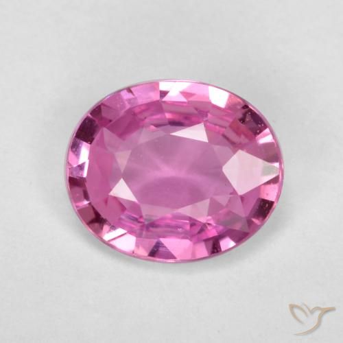 0.66ct 天然 紫粉红 蓝宝石, 椭圆形, VS