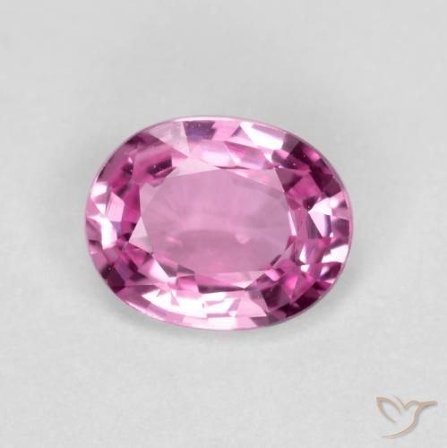 0.39ct 天然 深粉色 蓝宝石, 椭圆形, VVS-VS