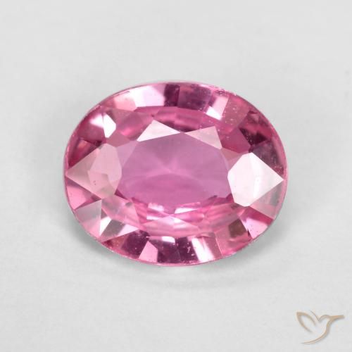 0.59ct 天然 粉紫色 蓝宝石, 椭圆形, VS