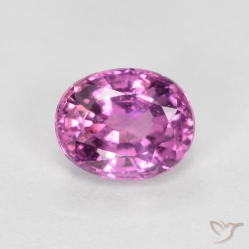 0.48ct 天然 粉紫色 蓝宝石, 椭圆形, VS