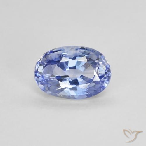 0.62ct 天然 淡蓝色 蓝宝石, 椭圆形, VVS-VS