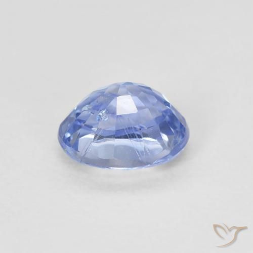 0.51克拉天然蓝宝石，椭圆形，VS-SI