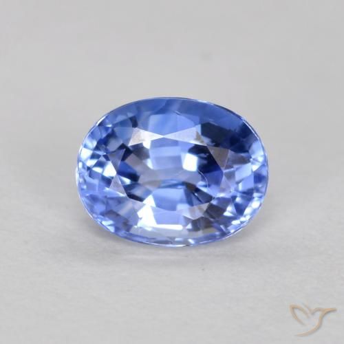 0.50ct 天然 深蓝色 蓝宝石, 椭圆形, VVS-VS