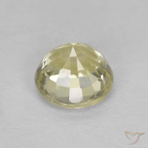 0.53克拉天然蓝宝石，圆形的，VVS-VS