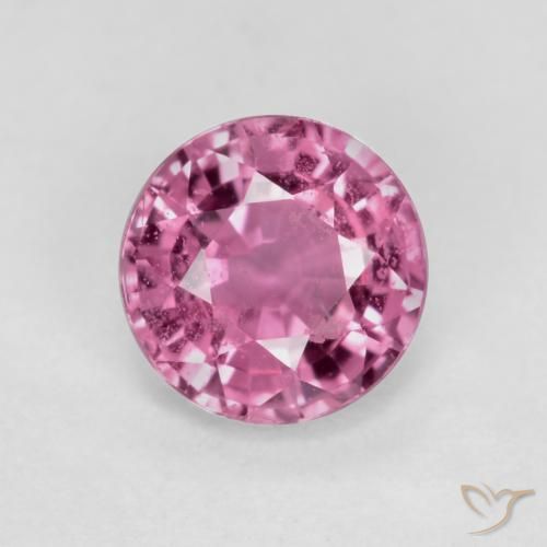 0.55ct 天然 中紫色 蓝宝石, 圆形的, VS-SI