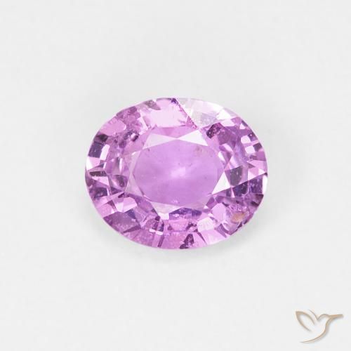 0.60ct 天然 紫罗兰紫色 蓝宝石, 椭圆形, VS-SI