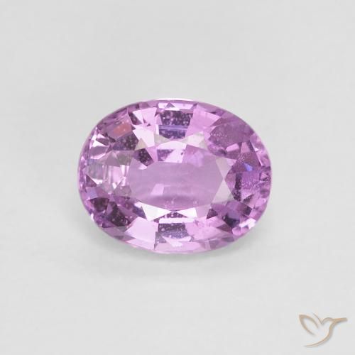 0.84ct 天然 粉紫紫 蓝宝石, 椭圆形, VS-SI