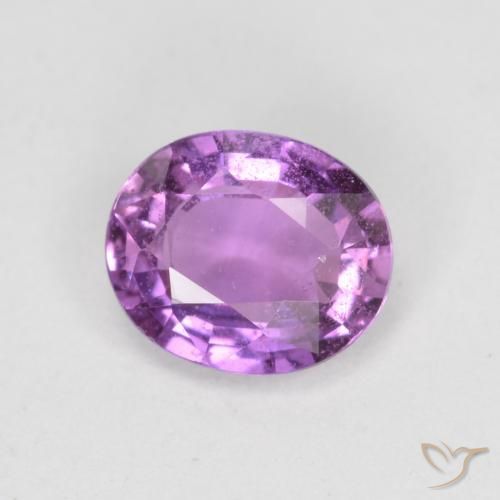 0.72ct 天然 电紫 蓝宝石, 椭圆形, VS-SI