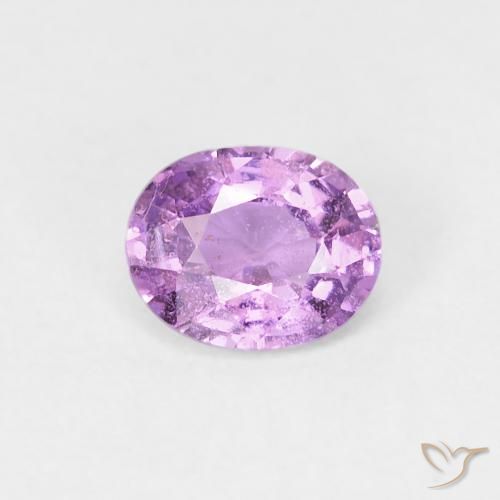 0.59ct 天然 中紫色 蓝宝石, 椭圆形, VS-SI