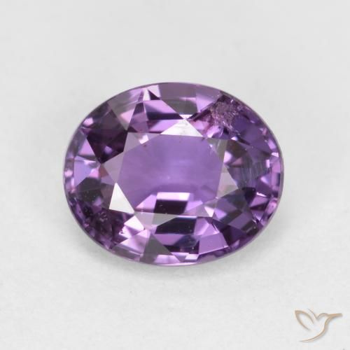 0.84ct 天然 深紫罗兰色 蓝宝石, 椭圆形, VS-SI