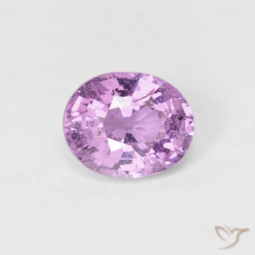 0.64ct 天然 紫罗兰紫色 蓝宝石, 椭圆形, VS-SI
