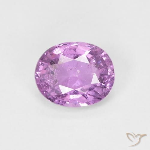0.74ct 天然 中紫色 蓝宝石, 椭圆形, VS-SI