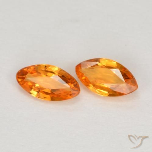 0.39克拉天然蓝宝石，榄尖形，VVS-VS