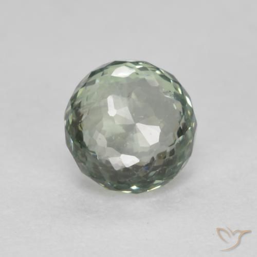 0.55ct 天然 苔绿色 蓝宝石, 圆形的, VS