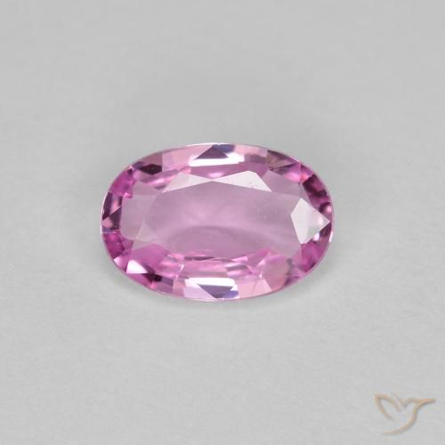 0.58ct 天然 皇家紫粉色 蓝宝石, 椭圆形, VVS