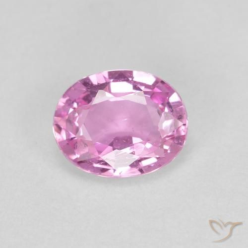 0.43ct 天然 淡皇家紫粉色 蓝宝石, 椭圆形, VVS-VS