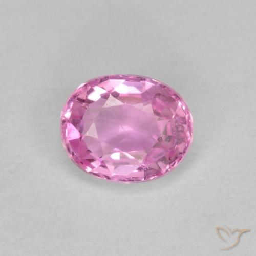 0.47ct 天然 中粉红色 蓝宝石, 椭圆形, VS