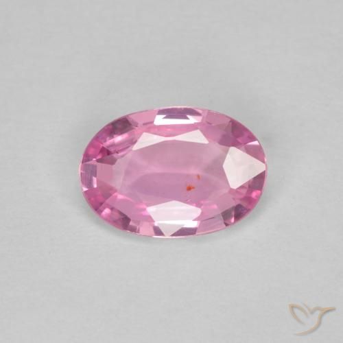 0.59ct 天然 艳粉色 蓝宝石, 椭圆形, VS